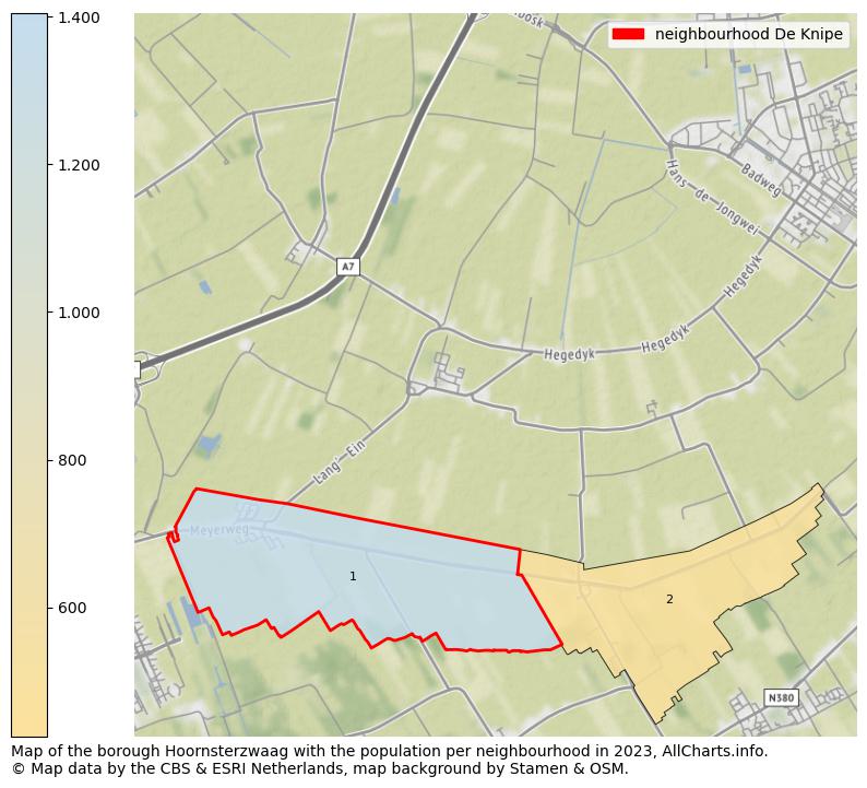 Map of the borough Hoornsterzwaag with the population per neighbourhood in 2022. This page shows a lot of information about residents (such as the distribution by age groups, family composition, gender, native or Dutch with an immigration background, ...), homes (numbers, types, price development, use, type of property, ...) and more (car ownership, energy consumption, ...) based on open data from the Dutch Central Bureau of Statistics and various other sources!