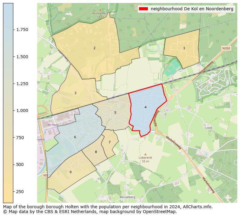 Image of the neighbourhood De Kol en Noordenberg at the map. This image is used as introduction to this page. This page shows a lot of information about the population in the neighbourhood De Kol en Noordenberg (such as the distribution by age groups of the residents, the composition of households, whether inhabitants are natives or Dutch with an immigration background, data about the houses (numbers, types, price development, use, type of property, ...) and more (car ownership, energy consumption, ...) based on open data from the Dutch Central Bureau of Statistics and various other sources!