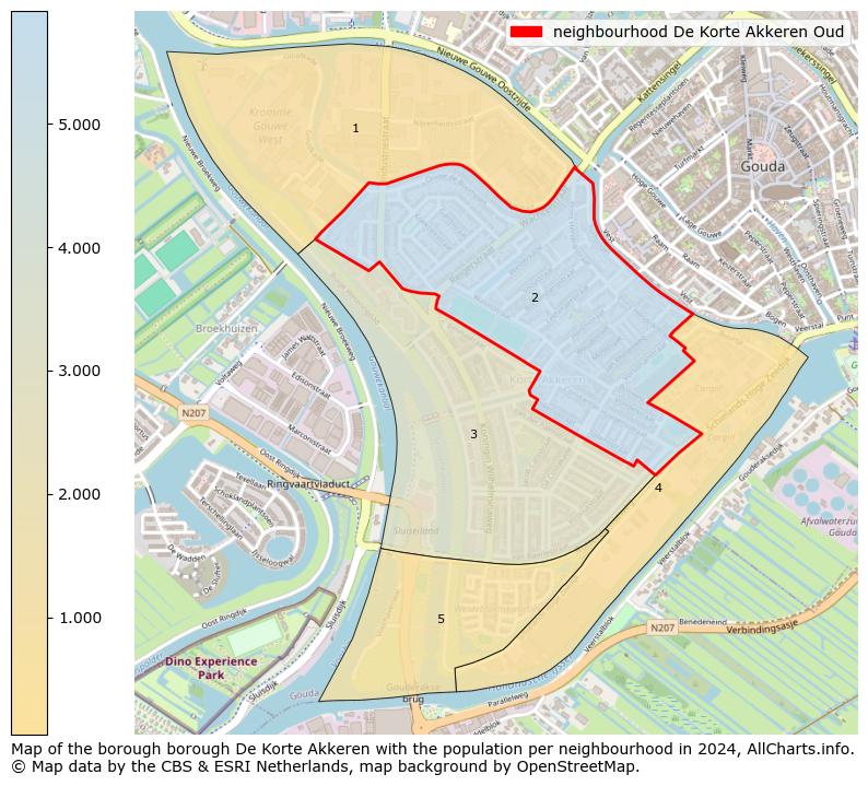 Image of the neighbourhood De Korte Akkeren Oud at the map. This image is used as introduction to this page. This page shows a lot of information about the population in the neighbourhood De Korte Akkeren Oud (such as the distribution by age groups of the residents, the composition of households, whether inhabitants are natives or Dutch with an immigration background, data about the houses (numbers, types, price development, use, type of property, ...) and more (car ownership, energy consumption, ...) based on open data from the Dutch Central Bureau of Statistics and various other sources!