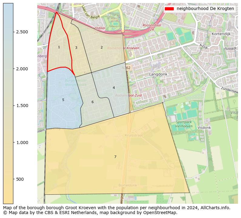 Image of the neighbourhood De Krogten at the map. This image is used as introduction to this page. This page shows a lot of information about the population in the neighbourhood De Krogten (such as the distribution by age groups of the residents, the composition of households, whether inhabitants are natives or Dutch with an immigration background, data about the houses (numbers, types, price development, use, type of property, ...) and more (car ownership, energy consumption, ...) based on open data from the Dutch Central Bureau of Statistics and various other sources!