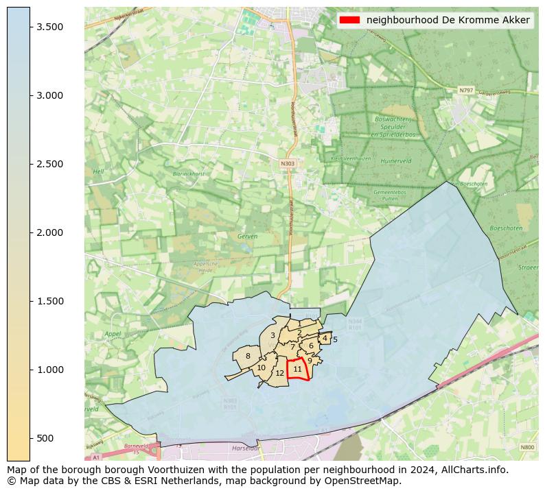 Image of the neighbourhood De Kromme Akker at the map. This image is used as introduction to this page. This page shows a lot of information about the population in the neighbourhood De Kromme Akker (such as the distribution by age groups of the residents, the composition of households, whether inhabitants are natives or Dutch with an immigration background, data about the houses (numbers, types, price development, use, type of property, ...) and more (car ownership, energy consumption, ...) based on open data from the Dutch Central Bureau of Statistics and various other sources!