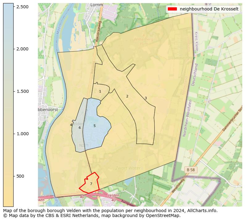 Image of the neighbourhood De Krosselt at the map. This image is used as introduction to this page. This page shows a lot of information about the population in the neighbourhood De Krosselt (such as the distribution by age groups of the residents, the composition of households, whether inhabitants are natives or Dutch with an immigration background, data about the houses (numbers, types, price development, use, type of property, ...) and more (car ownership, energy consumption, ...) based on open data from the Dutch Central Bureau of Statistics and various other sources!