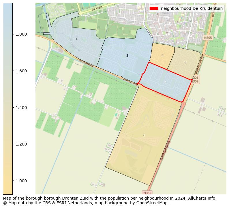 Image of the neighbourhood De Kruidentuin at the map. This image is used as introduction to this page. This page shows a lot of information about the population in the neighbourhood De Kruidentuin (such as the distribution by age groups of the residents, the composition of households, whether inhabitants are natives or Dutch with an immigration background, data about the houses (numbers, types, price development, use, type of property, ...) and more (car ownership, energy consumption, ...) based on open data from the Dutch Central Bureau of Statistics and various other sources!