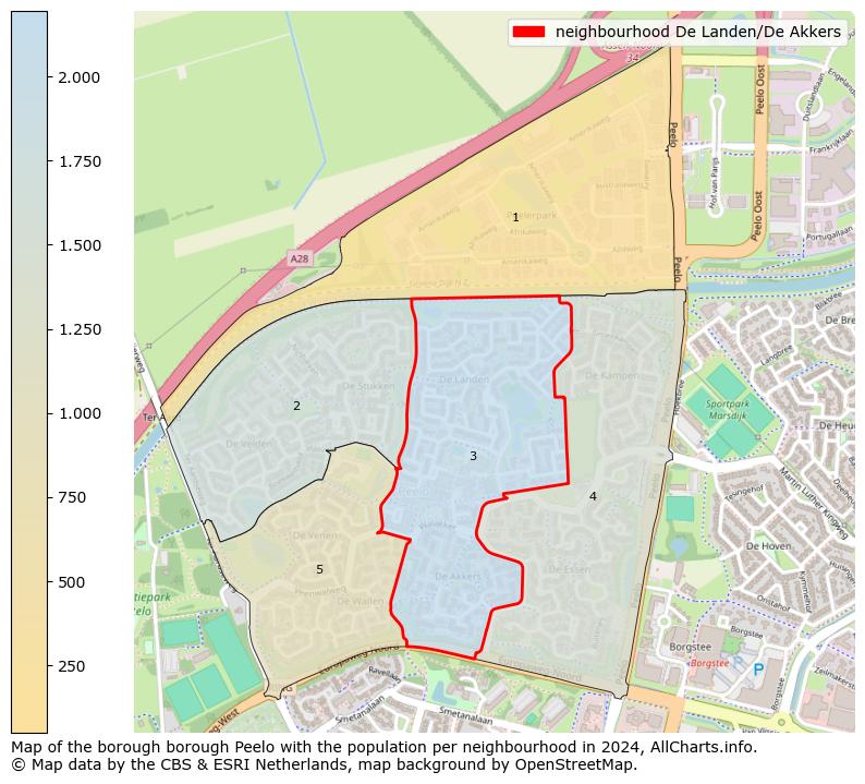 Image of the neighbourhood De Landen/De Akkers at the map. This image is used as introduction to this page. This page shows a lot of information about the population in the neighbourhood De Landen/De Akkers (such as the distribution by age groups of the residents, the composition of households, whether inhabitants are natives or Dutch with an immigration background, data about the houses (numbers, types, price development, use, type of property, ...) and more (car ownership, energy consumption, ...) based on open data from the Dutch Central Bureau of Statistics and various other sources!