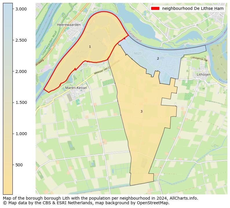 Image of the neighbourhood De Lithse Ham at the map. This image is used as introduction to this page. This page shows a lot of information about the population in the neighbourhood De Lithse Ham (such as the distribution by age groups of the residents, the composition of households, whether inhabitants are natives or Dutch with an immigration background, data about the houses (numbers, types, price development, use, type of property, ...) and more (car ownership, energy consumption, ...) based on open data from the Dutch Central Bureau of Statistics and various other sources!