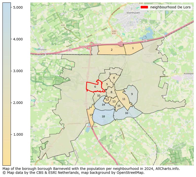 Image of the neighbourhood De Lors at the map. This image is used as introduction to this page. This page shows a lot of information about the population in the neighbourhood De Lors (such as the distribution by age groups of the residents, the composition of households, whether inhabitants are natives or Dutch with an immigration background, data about the houses (numbers, types, price development, use, type of property, ...) and more (car ownership, energy consumption, ...) based on open data from the Dutch Central Bureau of Statistics and various other sources!