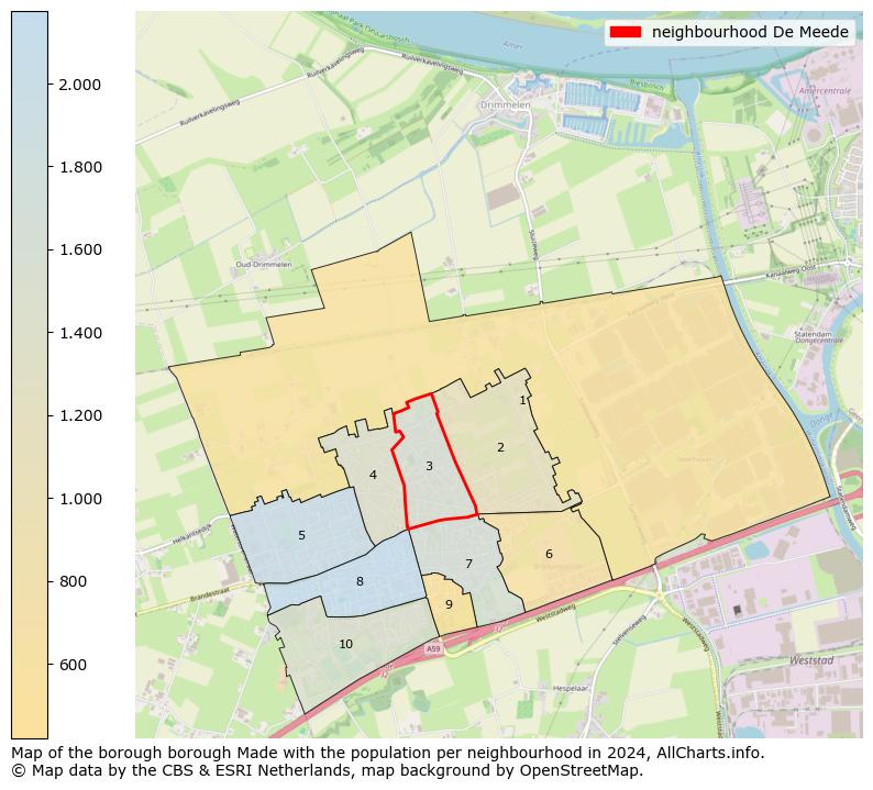 Image of the neighbourhood De Meede at the map. This image is used as introduction to this page. This page shows a lot of information about the population in the neighbourhood De Meede (such as the distribution by age groups of the residents, the composition of households, whether inhabitants are natives or Dutch with an immigration background, data about the houses (numbers, types, price development, use, type of property, ...) and more (car ownership, energy consumption, ...) based on open data from the Dutch Central Bureau of Statistics and various other sources!