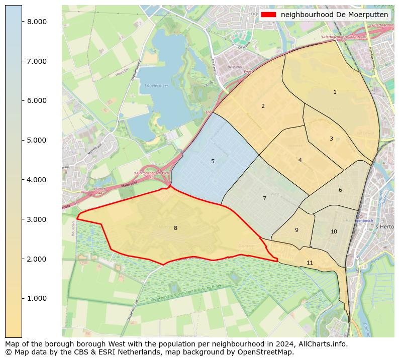 Image of the neighbourhood De Moerputten at the map. This image is used as introduction to this page. This page shows a lot of information about the population in the neighbourhood De Moerputten (such as the distribution by age groups of the residents, the composition of households, whether inhabitants are natives or Dutch with an immigration background, data about the houses (numbers, types, price development, use, type of property, ...) and more (car ownership, energy consumption, ...) based on open data from the Dutch Central Bureau of Statistics and various other sources!