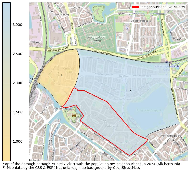 Image of the neighbourhood De Muntel at the map. This image is used as introduction to this page. This page shows a lot of information about the population in the neighbourhood De Muntel (such as the distribution by age groups of the residents, the composition of households, whether inhabitants are natives or Dutch with an immigration background, data about the houses (numbers, types, price development, use, type of property, ...) and more (car ownership, energy consumption, ...) based on open data from the Dutch Central Bureau of Statistics and various other sources!