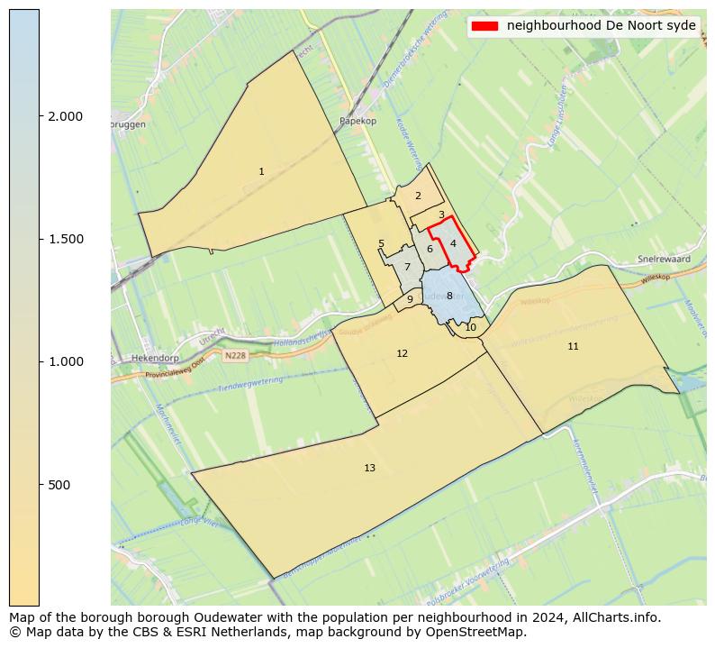 Image of the neighbourhood De Noort syde at the map. This image is used as introduction to this page. This page shows a lot of information about the population in the neighbourhood De Noort syde (such as the distribution by age groups of the residents, the composition of households, whether inhabitants are natives or Dutch with an immigration background, data about the houses (numbers, types, price development, use, type of property, ...) and more (car ownership, energy consumption, ...) based on open data from the Dutch Central Bureau of Statistics and various other sources!