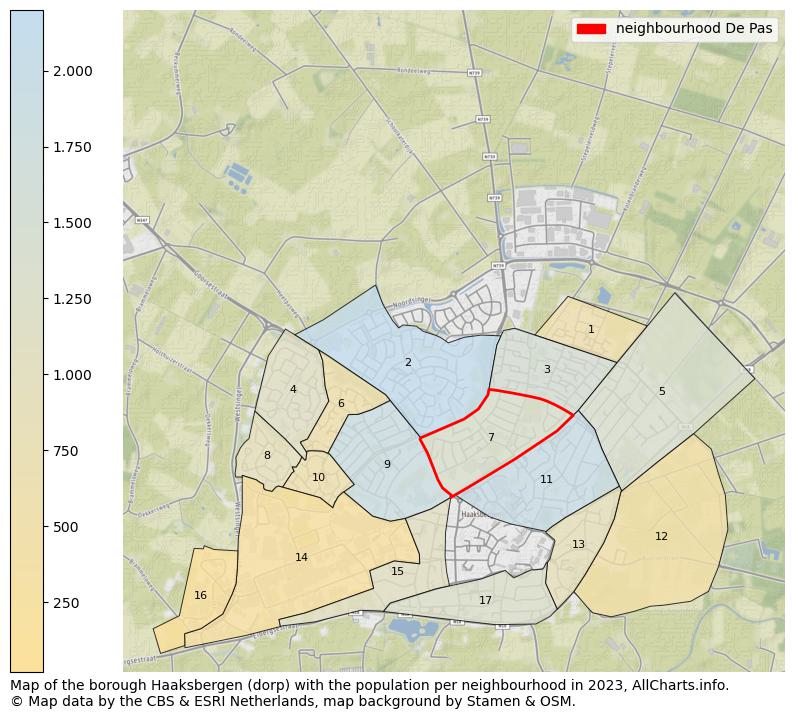 Map of the borough Haaksbergen (dorp) with the population per neighbourhood in 2023. This page shows a lot of information about residents (such as the distribution by age groups, family composition, gender, native or Dutch with an immigration background, ...), homes (numbers, types, price development, use, type of property, ...) and more (car ownership, energy consumption, ...) based on open data from the Dutch Central Bureau of Statistics and various other sources!
