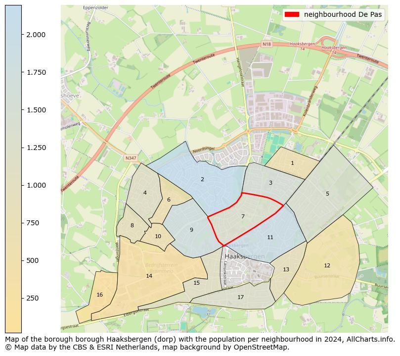 Image of the neighbourhood De Pas at the map. This image is used as introduction to this page. This page shows a lot of information about the population in the neighbourhood De Pas (such as the distribution by age groups of the residents, the composition of households, whether inhabitants are natives or Dutch with an immigration background, data about the houses (numbers, types, price development, use, type of property, ...) and more (car ownership, energy consumption, ...) based on open data from the Dutch Central Bureau of Statistics and various other sources!