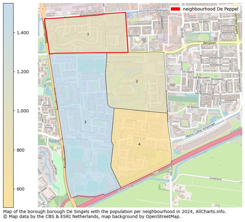 Image of the neighbourhood De Peppel at the map. This image is used as introduction to this page. This page shows a lot of information about the population in the neighbourhood De Peppel (such as the distribution by age groups of the residents, the composition of households, whether inhabitants are natives or Dutch with an immigration background, data about the houses (numbers, types, price development, use, type of property, ...) and more (car ownership, energy consumption, ...) based on open data from the Dutch Central Bureau of Statistics and various other sources!