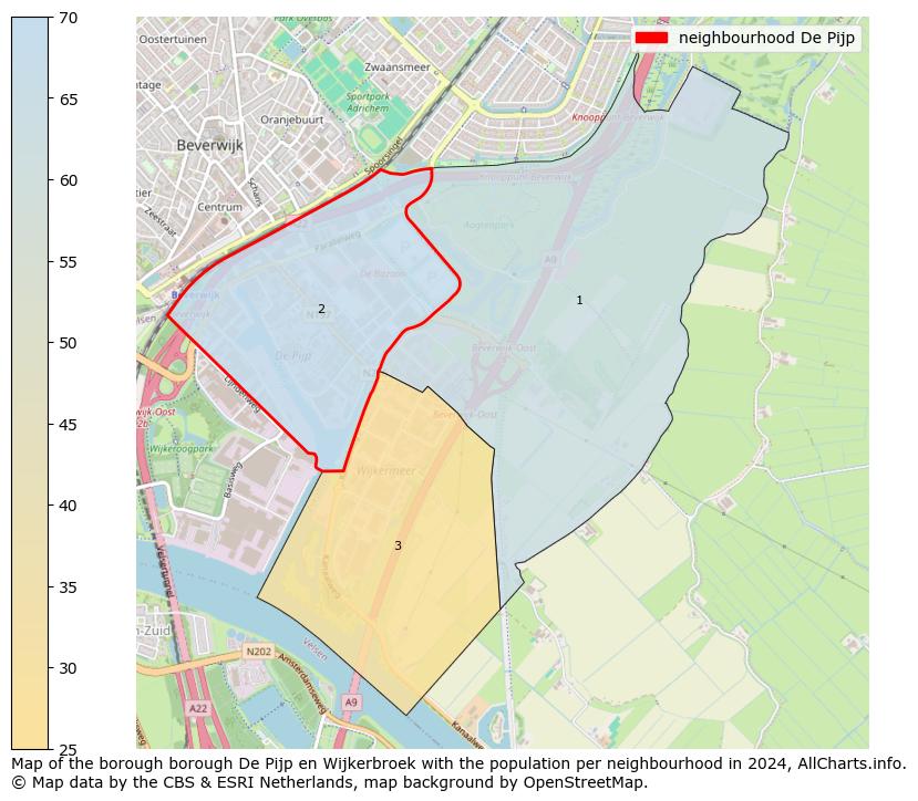 Image of the neighbourhood De Pijp at the map. This image is used as introduction to this page. This page shows a lot of information about the population in the neighbourhood De Pijp (such as the distribution by age groups of the residents, the composition of households, whether inhabitants are natives or Dutch with an immigration background, data about the houses (numbers, types, price development, use, type of property, ...) and more (car ownership, energy consumption, ...) based on open data from the Dutch Central Bureau of Statistics and various other sources!