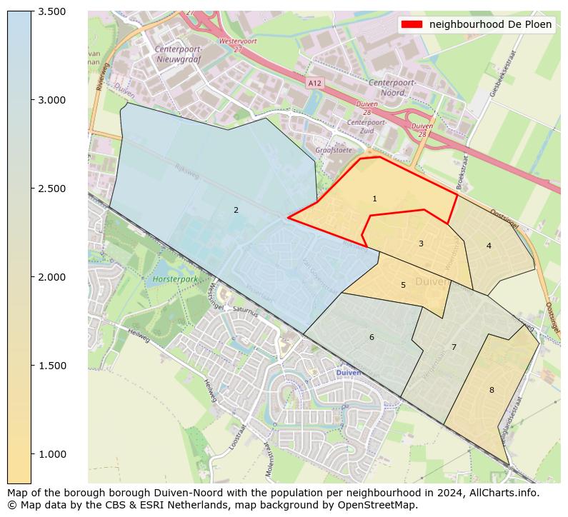 Image of the neighbourhood De Ploen at the map. This image is used as introduction to this page. This page shows a lot of information about the population in the neighbourhood De Ploen (such as the distribution by age groups of the residents, the composition of households, whether inhabitants are natives or Dutch with an immigration background, data about the houses (numbers, types, price development, use, type of property, ...) and more (car ownership, energy consumption, ...) based on open data from the Dutch Central Bureau of Statistics and various other sources!