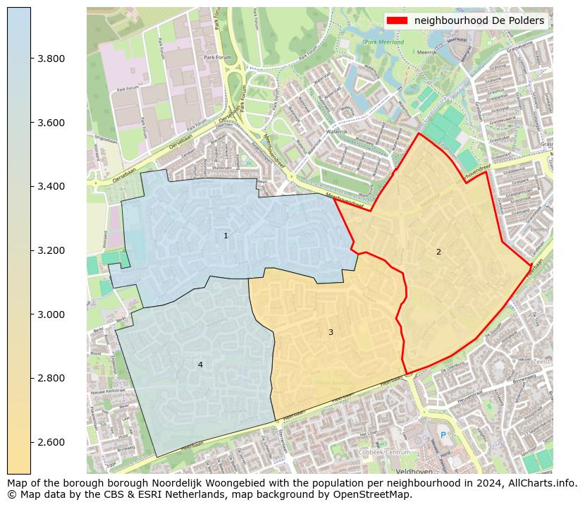 Image of the neighbourhood De Polders at the map. This image is used as introduction to this page. This page shows a lot of information about the population in the neighbourhood De Polders (such as the distribution by age groups of the residents, the composition of households, whether inhabitants are natives or Dutch with an immigration background, data about the houses (numbers, types, price development, use, type of property, ...) and more (car ownership, energy consumption, ...) based on open data from the Dutch Central Bureau of Statistics and various other sources!