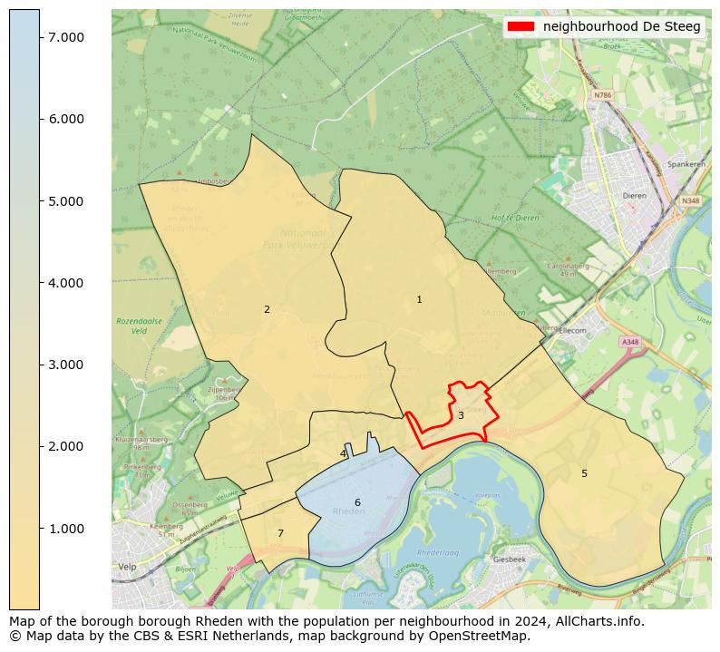 Image of the neighbourhood De Steeg at the map. This image is used as introduction to this page. This page shows a lot of information about the population in the neighbourhood De Steeg (such as the distribution by age groups of the residents, the composition of households, whether inhabitants are natives or Dutch with an immigration background, data about the houses (numbers, types, price development, use, type of property, ...) and more (car ownership, energy consumption, ...) based on open data from the Dutch Central Bureau of Statistics and various other sources!