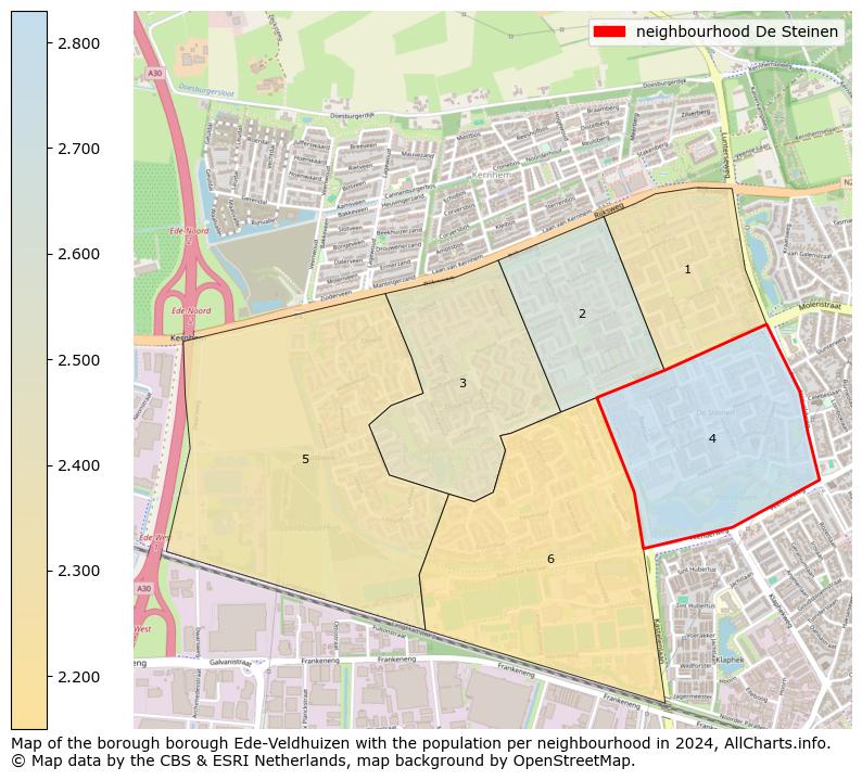 Image of the neighbourhood De Steinen at the map. This image is used as introduction to this page. This page shows a lot of information about the population in the neighbourhood De Steinen (such as the distribution by age groups of the residents, the composition of households, whether inhabitants are natives or Dutch with an immigration background, data about the houses (numbers, types, price development, use, type of property, ...) and more (car ownership, energy consumption, ...) based on open data from the Dutch Central Bureau of Statistics and various other sources!