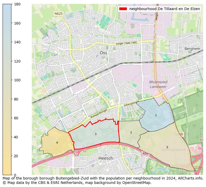 Image of the neighbourhood De Tillaard en De Elzen at the map. This image is used as introduction to this page. This page shows a lot of information about the population in the neighbourhood De Tillaard en De Elzen (such as the distribution by age groups of the residents, the composition of households, whether inhabitants are natives or Dutch with an immigration background, data about the houses (numbers, types, price development, use, type of property, ...) and more (car ownership, energy consumption, ...) based on open data from the Dutch Central Bureau of Statistics and various other sources!