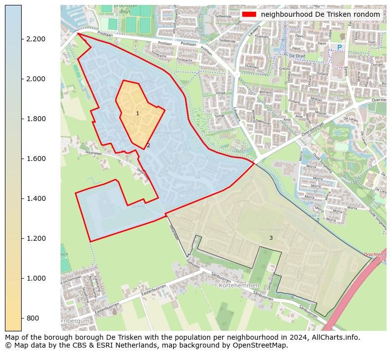 Image of the neighbourhood De Trisken rondom at the map. This image is used as introduction to this page. This page shows a lot of information about the population in the neighbourhood De Trisken rondom (such as the distribution by age groups of the residents, the composition of households, whether inhabitants are natives or Dutch with an immigration background, data about the houses (numbers, types, price development, use, type of property, ...) and more (car ownership, energy consumption, ...) based on open data from the Dutch Central Bureau of Statistics and various other sources!