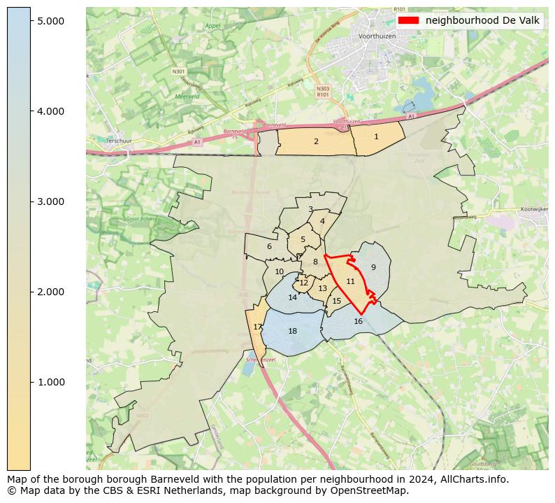 Image of the neighbourhood De Valk at the map. This image is used as introduction to this page. This page shows a lot of information about the population in the neighbourhood De Valk (such as the distribution by age groups of the residents, the composition of households, whether inhabitants are natives or Dutch with an immigration background, data about the houses (numbers, types, price development, use, type of property, ...) and more (car ownership, energy consumption, ...) based on open data from the Dutch Central Bureau of Statistics and various other sources!