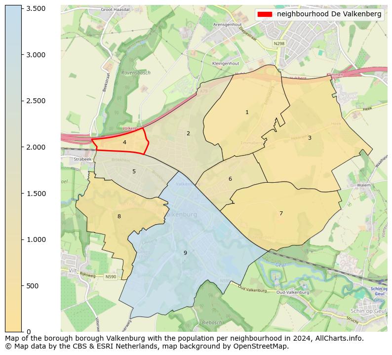 Image of the neighbourhood De Valkenberg at the map. This image is used as introduction to this page. This page shows a lot of information about the population in the neighbourhood De Valkenberg (such as the distribution by age groups of the residents, the composition of households, whether inhabitants are natives or Dutch with an immigration background, data about the houses (numbers, types, price development, use, type of property, ...) and more (car ownership, energy consumption, ...) based on open data from the Dutch Central Bureau of Statistics and various other sources!