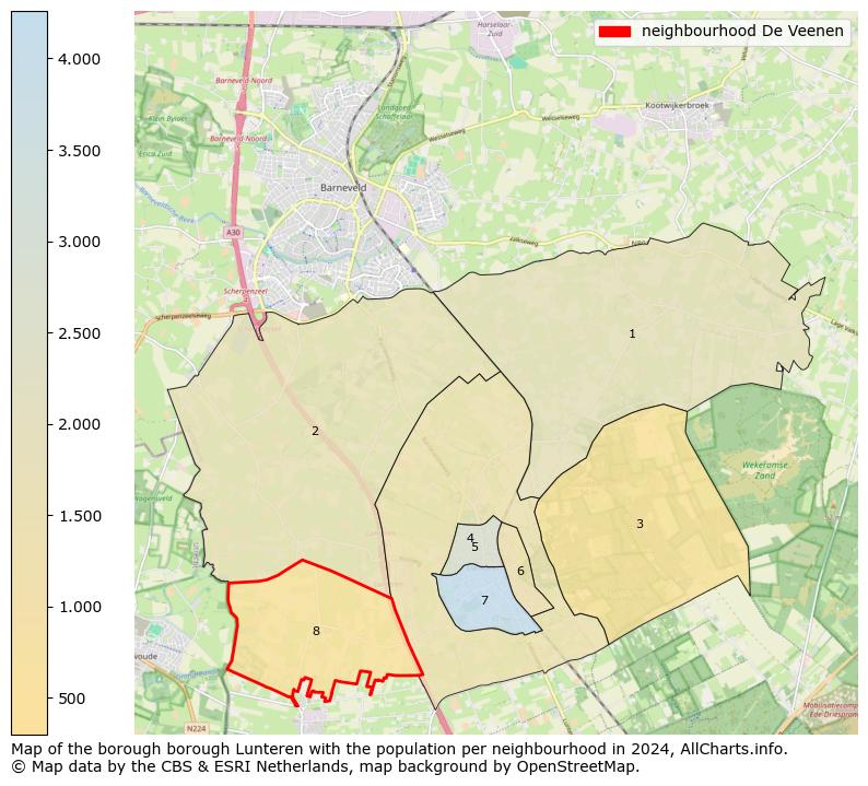 Image of the neighbourhood De Veenen at the map. This image is used as introduction to this page. This page shows a lot of information about the population in the neighbourhood De Veenen (such as the distribution by age groups of the residents, the composition of households, whether inhabitants are natives or Dutch with an immigration background, data about the houses (numbers, types, price development, use, type of property, ...) and more (car ownership, energy consumption, ...) based on open data from the Dutch Central Bureau of Statistics and various other sources!