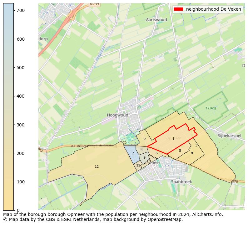 Image of the neighbourhood De Veken at the map. This image is used as introduction to this page. This page shows a lot of information about the population in the neighbourhood De Veken (such as the distribution by age groups of the residents, the composition of households, whether inhabitants are natives or Dutch with an immigration background, data about the houses (numbers, types, price development, use, type of property, ...) and more (car ownership, energy consumption, ...) based on open data from the Dutch Central Bureau of Statistics and various other sources!