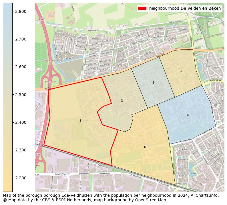 Image of the neighbourhood De Velden en Beken at the map. This image is used as introduction to this page. This page shows a lot of information about the population in the neighbourhood De Velden en Beken (such as the distribution by age groups of the residents, the composition of households, whether inhabitants are natives or Dutch with an immigration background, data about the houses (numbers, types, price development, use, type of property, ...) and more (car ownership, energy consumption, ...) based on open data from the Dutch Central Bureau of Statistics and various other sources!