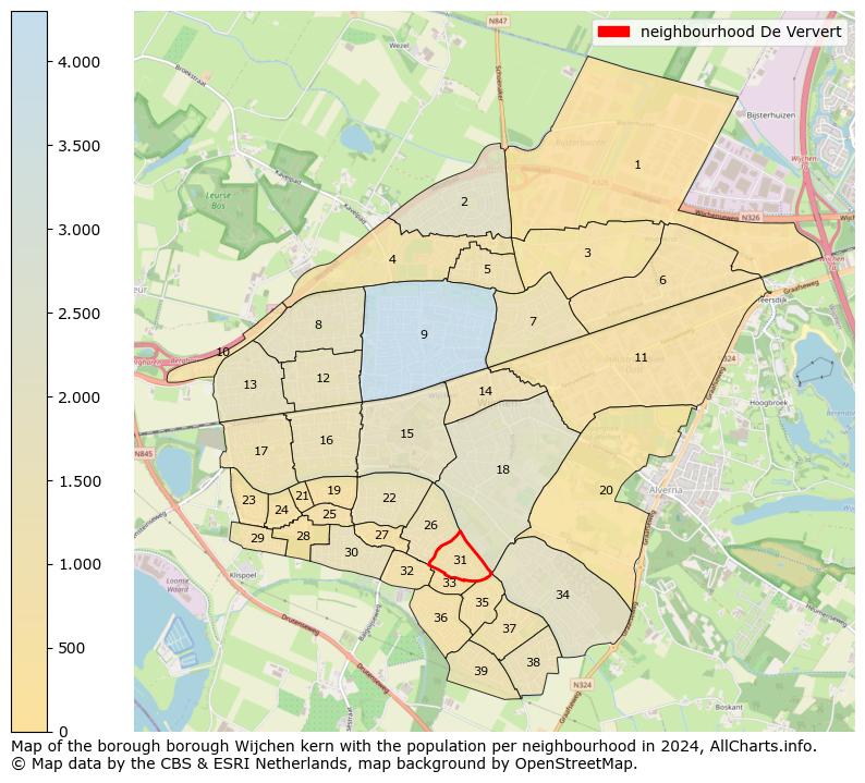 Image of the neighbourhood De Ververt at the map. This image is used as introduction to this page. This page shows a lot of information about the population in the neighbourhood De Ververt (such as the distribution by age groups of the residents, the composition of households, whether inhabitants are natives or Dutch with an immigration background, data about the houses (numbers, types, price development, use, type of property, ...) and more (car ownership, energy consumption, ...) based on open data from the Dutch Central Bureau of Statistics and various other sources!