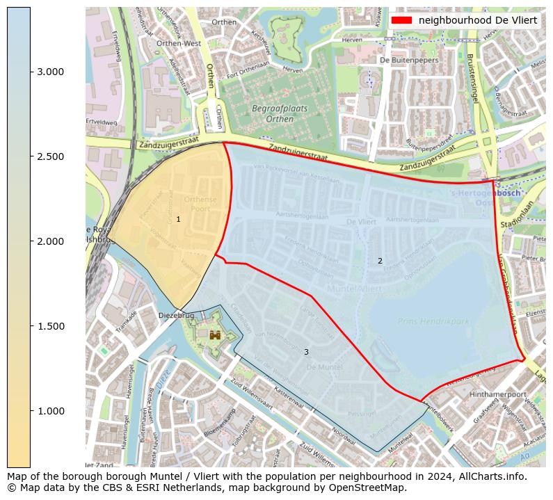 Image of the neighbourhood De Vliert at the map. This image is used as introduction to this page. This page shows a lot of information about the population in the neighbourhood De Vliert (such as the distribution by age groups of the residents, the composition of households, whether inhabitants are natives or Dutch with an immigration background, data about the houses (numbers, types, price development, use, type of property, ...) and more (car ownership, energy consumption, ...) based on open data from the Dutch Central Bureau of Statistics and various other sources!