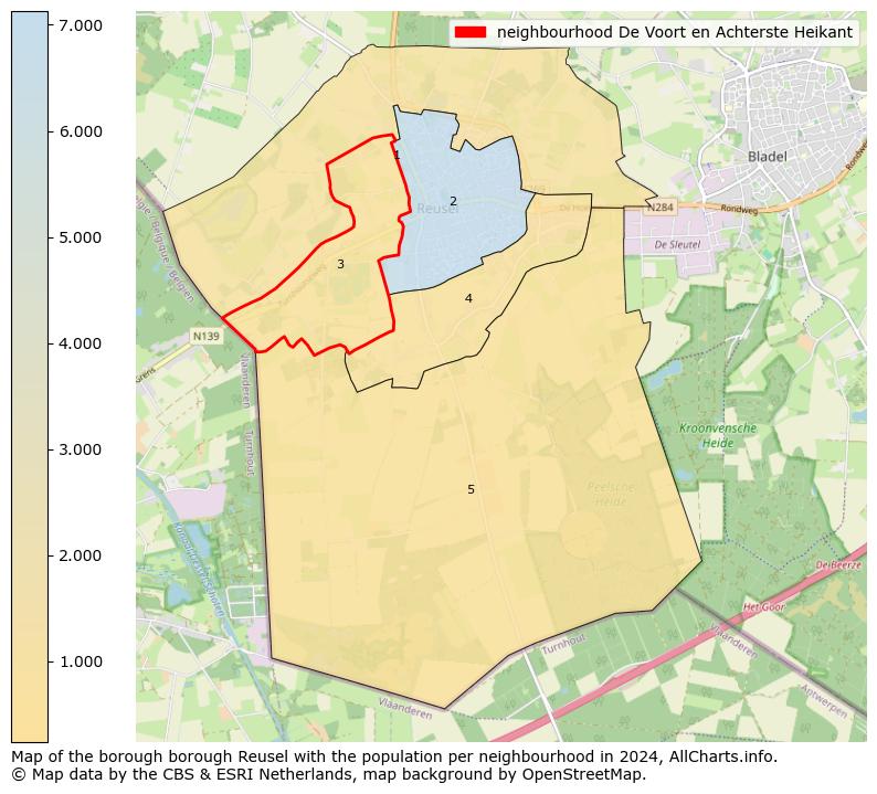 Image of the neighbourhood De Voort en Achterste Heikant at the map. This image is used as introduction to this page. This page shows a lot of information about the population in the neighbourhood De Voort en Achterste Heikant (such as the distribution by age groups of the residents, the composition of households, whether inhabitants are natives or Dutch with an immigration background, data about the houses (numbers, types, price development, use, type of property, ...) and more (car ownership, energy consumption, ...) based on open data from the Dutch Central Bureau of Statistics and various other sources!