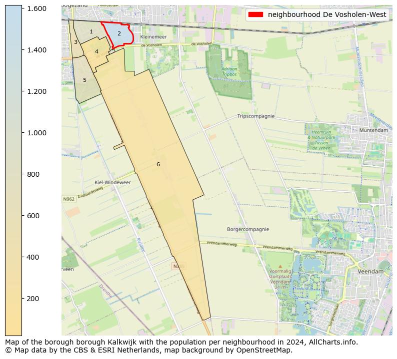 Image of the neighbourhood De Vosholen-West at the map. This image is used as introduction to this page. This page shows a lot of information about the population in the neighbourhood De Vosholen-West (such as the distribution by age groups of the residents, the composition of households, whether inhabitants are natives or Dutch with an immigration background, data about the houses (numbers, types, price development, use, type of property, ...) and more (car ownership, energy consumption, ...) based on open data from the Dutch Central Bureau of Statistics and various other sources!