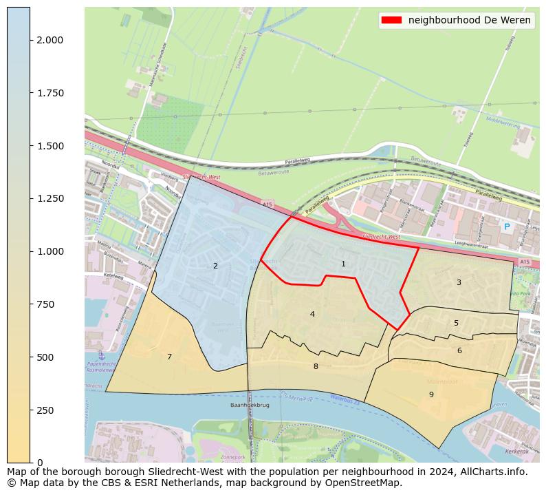 Image of the neighbourhood De Weren at the map. This image is used as introduction to this page. This page shows a lot of information about the population in the neighbourhood De Weren (such as the distribution by age groups of the residents, the composition of households, whether inhabitants are natives or Dutch with an immigration background, data about the houses (numbers, types, price development, use, type of property, ...) and more (car ownership, energy consumption, ...) based on open data from the Dutch Central Bureau of Statistics and various other sources!