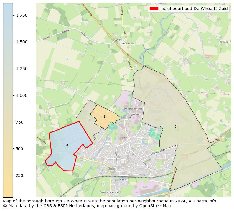 Image of the neighbourhood De Whee II-Zuid at the map. This image is used as introduction to this page. This page shows a lot of information about the population in the neighbourhood De Whee II-Zuid (such as the distribution by age groups of the residents, the composition of households, whether inhabitants are natives or Dutch with an immigration background, data about the houses (numbers, types, price development, use, type of property, ...) and more (car ownership, energy consumption, ...) based on open data from the Dutch Central Bureau of Statistics and various other sources!