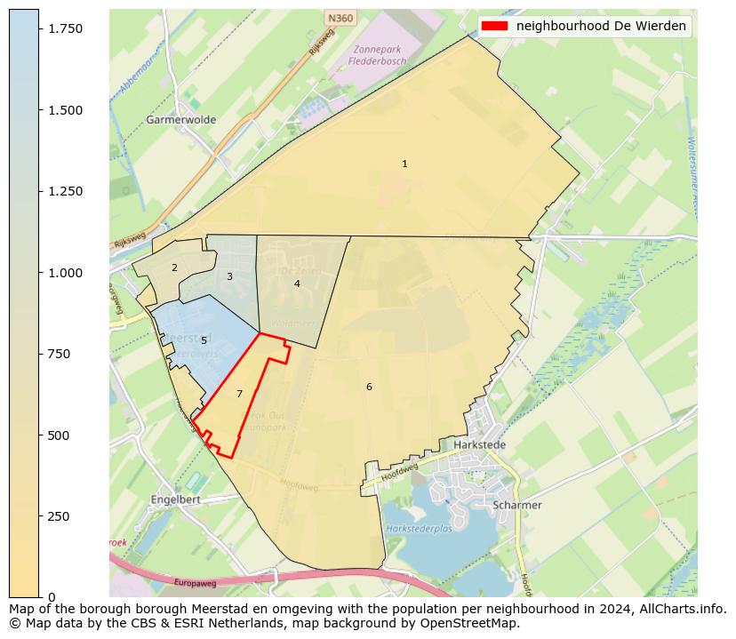 Image of the neighbourhood De Wierden at the map. This image is used as introduction to this page. This page shows a lot of information about the population in the neighbourhood De Wierden (such as the distribution by age groups of the residents, the composition of households, whether inhabitants are natives or Dutch with an immigration background, data about the houses (numbers, types, price development, use, type of property, ...) and more (car ownership, energy consumption, ...) based on open data from the Dutch Central Bureau of Statistics and various other sources!