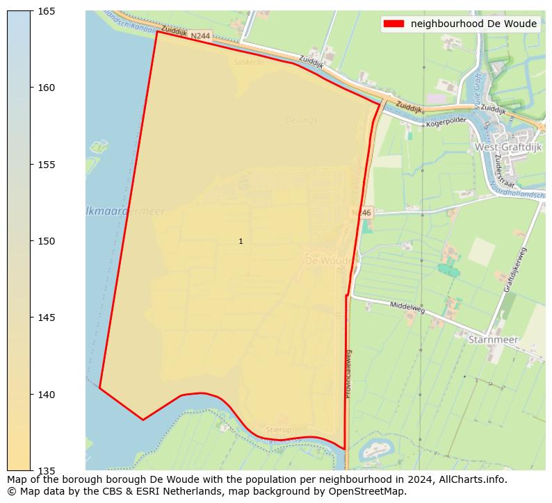 Image of the neighbourhood De Woude at the map. This image is used as introduction to this page. This page shows a lot of information about the population in the neighbourhood De Woude (such as the distribution by age groups of the residents, the composition of households, whether inhabitants are natives or Dutch with an immigration background, data about the houses (numbers, types, price development, use, type of property, ...) and more (car ownership, energy consumption, ...) based on open data from the Dutch Central Bureau of Statistics and various other sources!