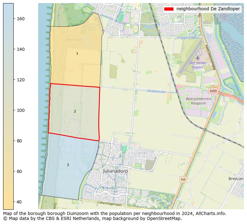 Image of the neighbourhood De Zandloper at the map. This image is used as introduction to this page. This page shows a lot of information about the population in the neighbourhood De Zandloper (such as the distribution by age groups of the residents, the composition of households, whether inhabitants are natives or Dutch with an immigration background, data about the houses (numbers, types, price development, use, type of property, ...) and more (car ownership, energy consumption, ...) based on open data from the Dutch Central Bureau of Statistics and various other sources!