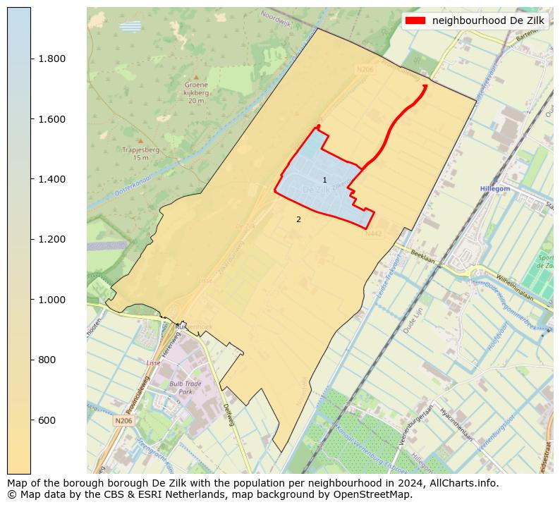 Image of the neighbourhood De Zilk at the map. This image is used as introduction to this page. This page shows a lot of information about the population in the neighbourhood De Zilk (such as the distribution by age groups of the residents, the composition of households, whether inhabitants are natives or Dutch with an immigration background, data about the houses (numbers, types, price development, use, type of property, ...) and more (car ownership, energy consumption, ...) based on open data from the Dutch Central Bureau of Statistics and various other sources!