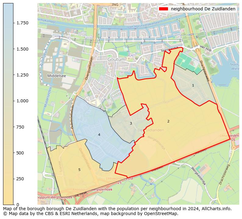 Image of the neighbourhood De Zuidlanden at the map. This image is used as introduction to this page. This page shows a lot of information about the population in the neighbourhood De Zuidlanden (such as the distribution by age groups of the residents, the composition of households, whether inhabitants are natives or Dutch with an immigration background, data about the houses (numbers, types, price development, use, type of property, ...) and more (car ownership, energy consumption, ...) based on open data from the Dutch Central Bureau of Statistics and various other sources!