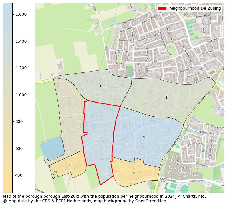 Image of the neighbourhood De Zuiling at the map. This image is used as introduction to this page. This page shows a lot of information about the population in the neighbourhood De Zuiling (such as the distribution by age groups of the residents, the composition of households, whether inhabitants are natives or Dutch with an immigration background, data about the houses (numbers, types, price development, use, type of property, ...) and more (car ownership, energy consumption, ...) based on open data from the Dutch Central Bureau of Statistics and various other sources!