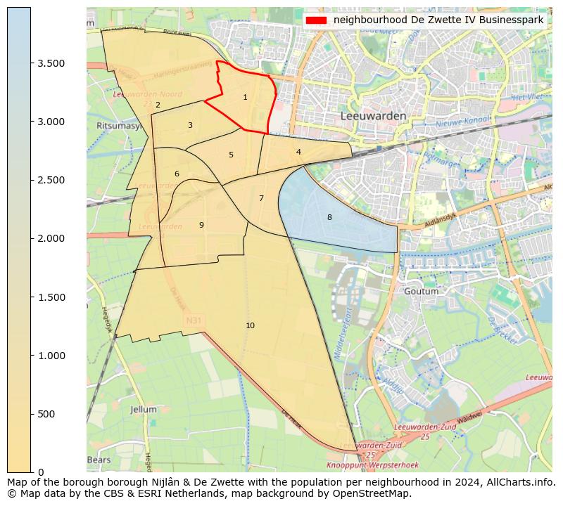 Image of the neighbourhood De Zwette IV Businesspark at the map. This image is used as introduction to this page. This page shows a lot of information about the population in the neighbourhood De Zwette IV Businesspark (such as the distribution by age groups of the residents, the composition of households, whether inhabitants are natives or Dutch with an immigration background, data about the houses (numbers, types, price development, use, type of property, ...) and more (car ownership, energy consumption, ...) based on open data from the Dutch Central Bureau of Statistics and various other sources!