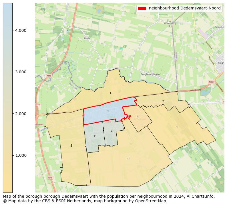 Image of the neighbourhood Dedemsvaart-Noord at the map. This image is used as introduction to this page. This page shows a lot of information about the population in the neighbourhood Dedemsvaart-Noord (such as the distribution by age groups of the residents, the composition of households, whether inhabitants are natives or Dutch with an immigration background, data about the houses (numbers, types, price development, use, type of property, ...) and more (car ownership, energy consumption, ...) based on open data from the Dutch Central Bureau of Statistics and various other sources!