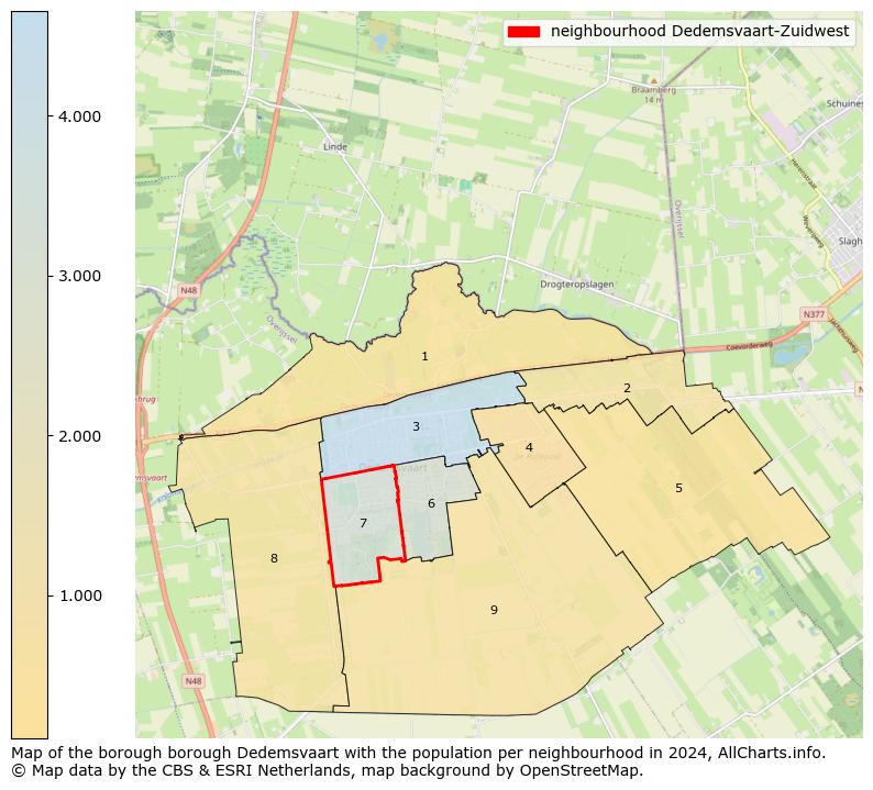 Image of the neighbourhood Dedemsvaart-Zuidwest at the map. This image is used as introduction to this page. This page shows a lot of information about the population in the neighbourhood Dedemsvaart-Zuidwest (such as the distribution by age groups of the residents, the composition of households, whether inhabitants are natives or Dutch with an immigration background, data about the houses (numbers, types, price development, use, type of property, ...) and more (car ownership, energy consumption, ...) based on open data from the Dutch Central Bureau of Statistics and various other sources!