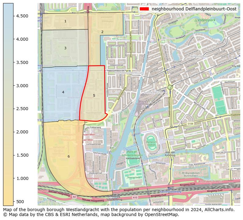 Image of the neighbourhood Delflandpleinbuurt-Oost at the map. This image is used as introduction to this page. This page shows a lot of information about the population in the neighbourhood Delflandpleinbuurt-Oost (such as the distribution by age groups of the residents, the composition of households, whether inhabitants are natives or Dutch with an immigration background, data about the houses (numbers, types, price development, use, type of property, ...) and more (car ownership, energy consumption, ...) based on open data from the Dutch Central Bureau of Statistics and various other sources!