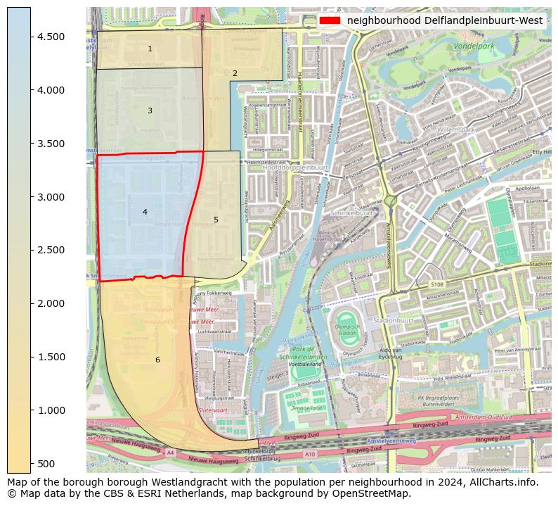 Image of the neighbourhood Delflandpleinbuurt-West at the map. This image is used as introduction to this page. This page shows a lot of information about the population in the neighbourhood Delflandpleinbuurt-West (such as the distribution by age groups of the residents, the composition of households, whether inhabitants are natives or Dutch with an immigration background, data about the houses (numbers, types, price development, use, type of property, ...) and more (car ownership, energy consumption, ...) based on open data from the Dutch Central Bureau of Statistics and various other sources!