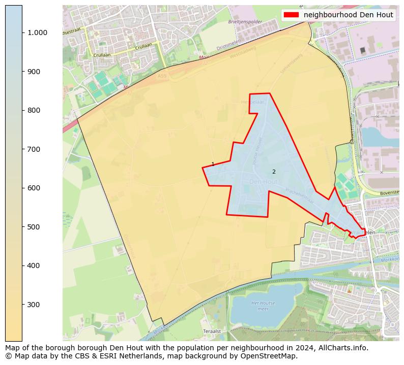 Image of the neighbourhood Den Hout at the map. This image is used as introduction to this page. This page shows a lot of information about the population in the neighbourhood Den Hout (such as the distribution by age groups of the residents, the composition of households, whether inhabitants are natives or Dutch with an immigration background, data about the houses (numbers, types, price development, use, type of property, ...) and more (car ownership, energy consumption, ...) based on open data from the Dutch Central Bureau of Statistics and various other sources!