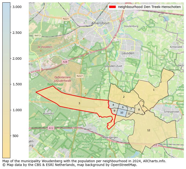 Image of the neighbourhood Den Treek-Henschoten at the map. This image is used as introduction to this page. This page shows a lot of information about the population in the neighbourhood Den Treek-Henschoten (such as the distribution by age groups of the residents, the composition of households, whether inhabitants are natives or Dutch with an immigration background, data about the houses (numbers, types, price development, use, type of property, ...) and more (car ownership, energy consumption, ...) based on open data from the Dutch Central Bureau of Statistics and various other sources!