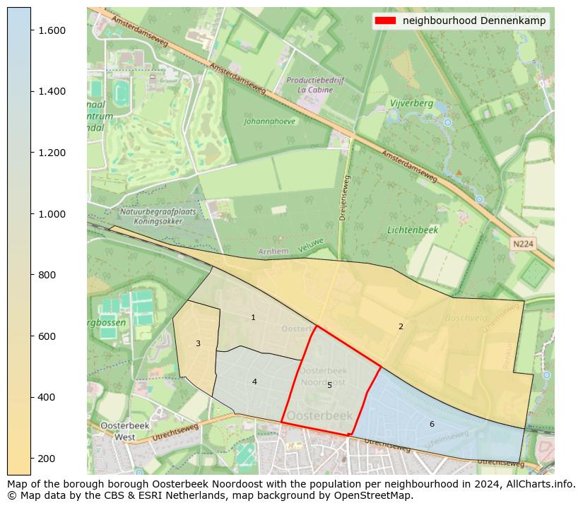 Image of the neighbourhood Dennenkamp at the map. This image is used as introduction to this page. This page shows a lot of information about the population in the neighbourhood Dennenkamp (such as the distribution by age groups of the residents, the composition of households, whether inhabitants are natives or Dutch with an immigration background, data about the houses (numbers, types, price development, use, type of property, ...) and more (car ownership, energy consumption, ...) based on open data from the Dutch Central Bureau of Statistics and various other sources!