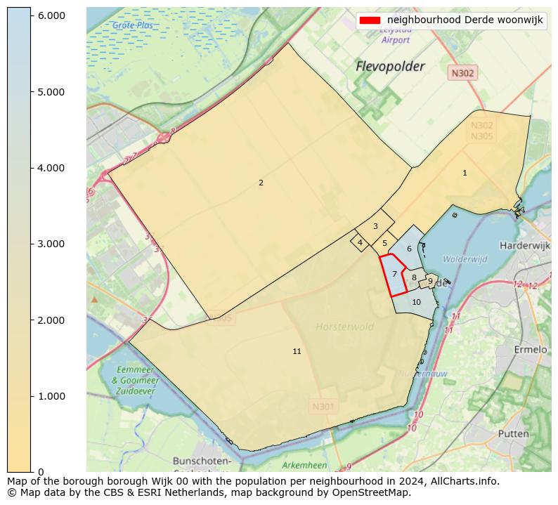 Image of the neighbourhood Derde woonwijk at the map. This image is used as introduction to this page. This page shows a lot of information about the population in the neighbourhood Derde woonwijk (such as the distribution by age groups of the residents, the composition of households, whether inhabitants are natives or Dutch with an immigration background, data about the houses (numbers, types, price development, use, type of property, ...) and more (car ownership, energy consumption, ...) based on open data from the Dutch Central Bureau of Statistics and various other sources!